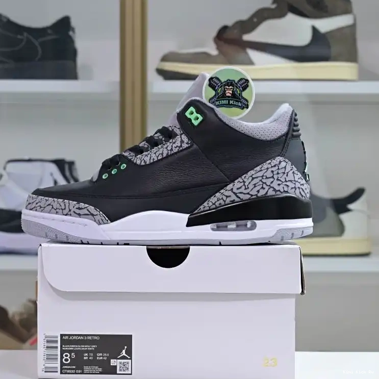 Green Glow Jordan Kimikick Air 3 0721